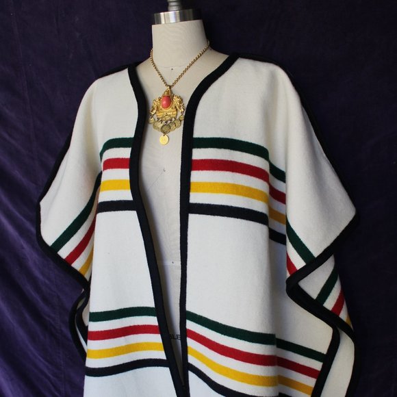 Pendleton Jackets & Coats Pendleton Glacier Stripe Wool Blanket